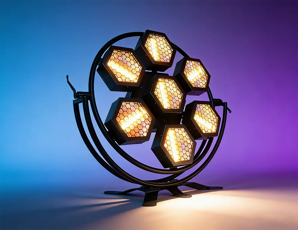 LED Stage Reflector Light-aren ezaugarriak.